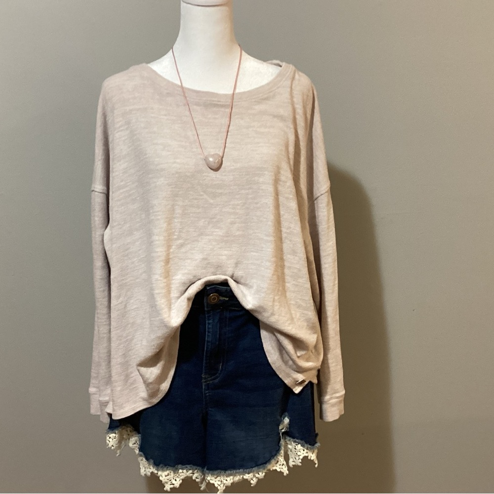 Calvin Klein Performance Cream Oversized Sweatshirt